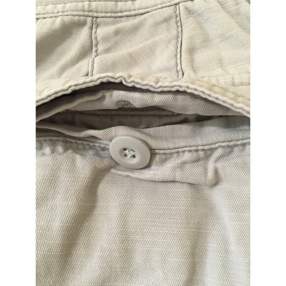 Ocean Pacific Size 40, 100% Cotton Gray Raw Edge Cargo Shorts - Picture 6 of 9